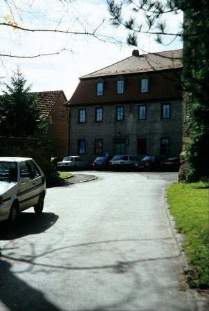 Pfarrhaus, Ostseite; das Haus ist etwa 1725 gebaut worden