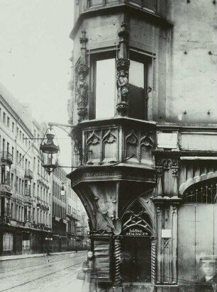 Dresden, Wilsdruffer Straße : Dresden-Altstadt. Wilsdruffer Straße 2. Erker