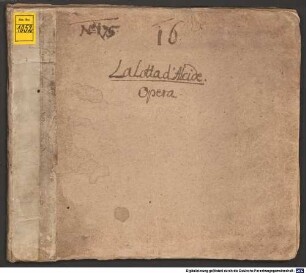 La Lotta d'Ercole con Acheloo, V (4), strings, woodwinds, bc - BSB Mus.ms. 1052 : LA LOTTA d'ALCIDE con ACHELOO. // Drama // per il Teatro d'Hannover // l'anno 1689 // nell'Estate // Musica del' Signor // Abbate Stephani. // [binding title:] La Lotta d'Alcide. // Opera. // [caption title:] La Lotta d'Alcide con Acheloo, Drama. Musica del Sig r e Abbate Steffani