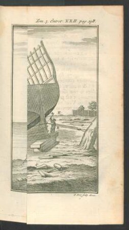 Tafel: Maniere de lancer un Vaisseau à l'eau.