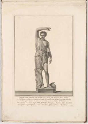 Amazone vestita di finissima Veste (Amazone Mattei), aus der Folge "Choix des meilleures statues antiques"