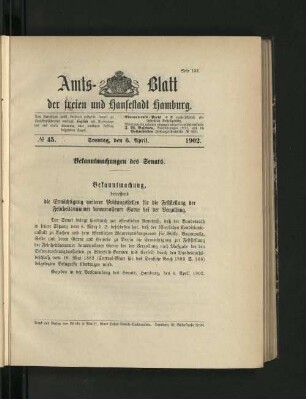 No. 45. 6. April. 1902.