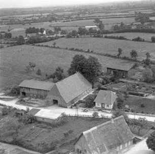 Hof von Familie Spiering: Luftbild
