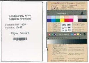 Entnazifizierung Friedrich Pilgrim , geb. 08.11.1891 (Grubenbeamter)