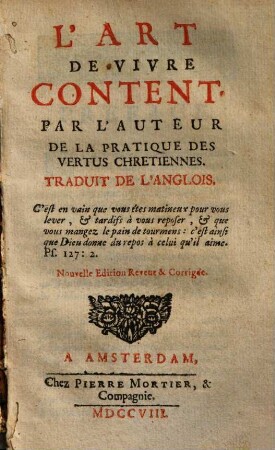 L' art de vivre content
