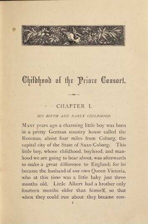 The Childhood of the Prince Consort : By F. L. Clarke. (Jugendjahre des Prinzen Albert von England.)