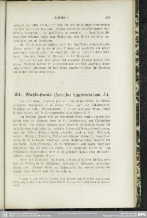 25. Roßkastanie (Aesculus hippocastanum, L.)