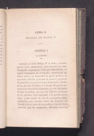 Libro II Reinado de Felipe IV