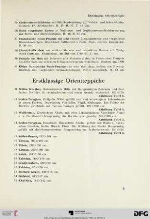 Erstklassige Orientteppiche (Nr. 41-69)