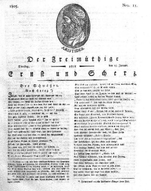 Nro. 11, Dienstag, den 15. Januar 1805