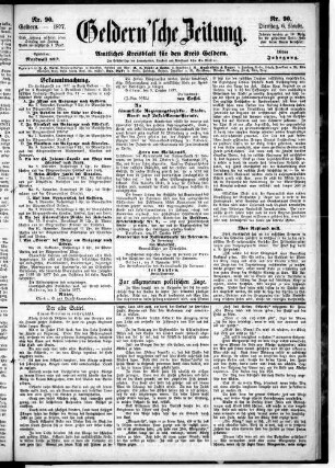 Geldernsche Zeitung. 1870-1919