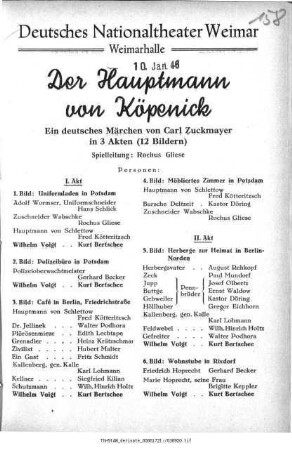 Der Hauptmann von Köpenick