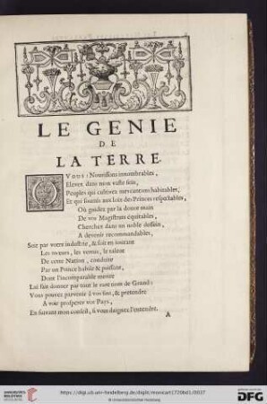 Le Genie de la terre