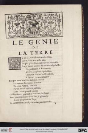 Le Genie de la terre