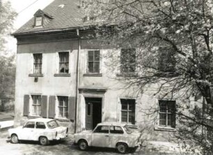 Annaberg-Buchholz, Mühlweg 10. Wohnhaus (1854). Straßenansicht