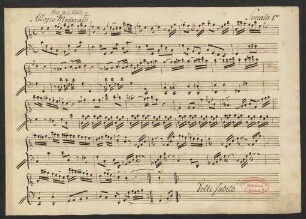 Cembalo [Sonata 1 + Anfang von Sonata 2; Stimme unvollst.]