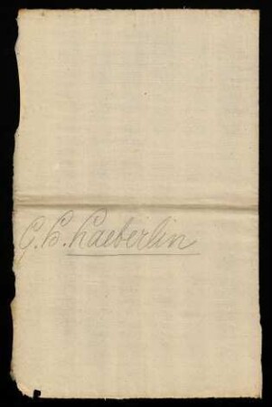 Georg Henr. Häberlin, 1681-1692 [Häberlin, Georg Heinrich (1644-1699), a.o. Prof. theol. ab 1681, Professor für Hebräische Sprache ab 1684]