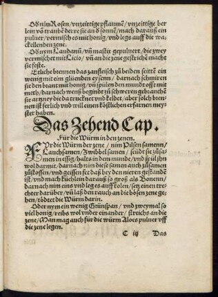 Das Zehend Cap.