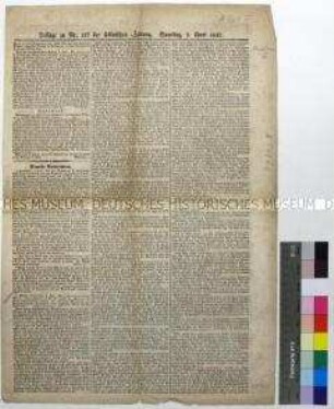 Beilage zu Nr. 137 der Kölnischen Zeitung 9. Juni 1849