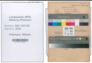 Entnazifizierung Wilhelm Pohlmann , geb. 25.05.1905 (Postschaffner)