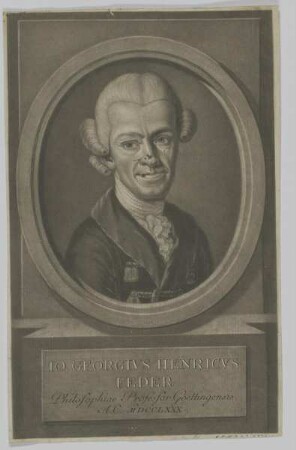 Bildnis des Io. Georgivs Henricvs Feder