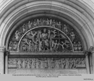 Porta del Redentore. Lünette und Türsturz: Porta del Redentore
