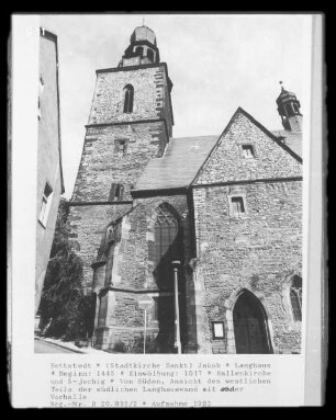 Stadtkirche Sankt Jakob — Langhaus