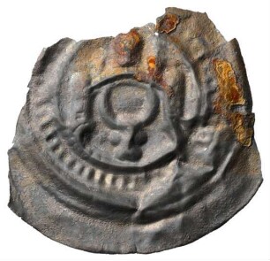 Fundmünze, Brakteat, 1200 - 1230