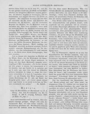 Piorry, P. A.: Ueber die Krankheiten des Darmkanals. Aus dem Franz. v. G. Krupp. Leipzig: Kollmann 1846