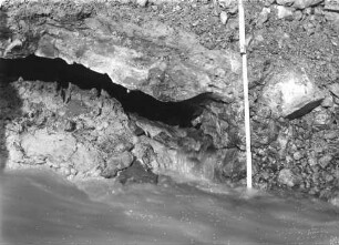 Krafthausbaugrube Staustufe Goßmannsdorf/Main