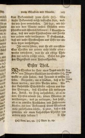 107-115, Erster Theil