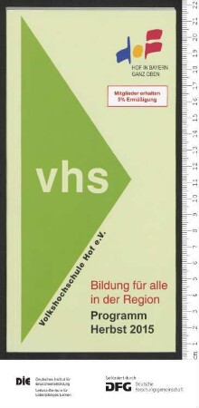 Programm 2. Semester 2015
