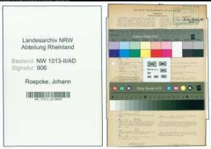 Entnazifizierung Johann Roepcke , geb. 05.04.1896 (Stadtoberinspektor)