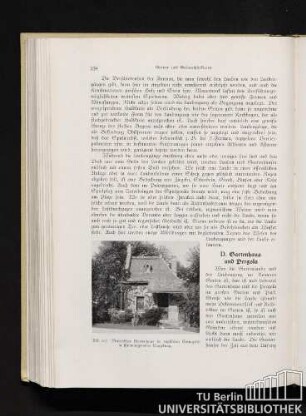 D. Gartenhaus und Pergola