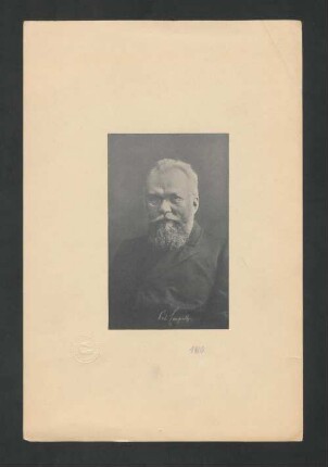 [Portrait von Karl Lamprecht]