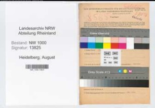 Entnazifizierung August Heidelberg, geb. 05.08.1894 (Lehrer)