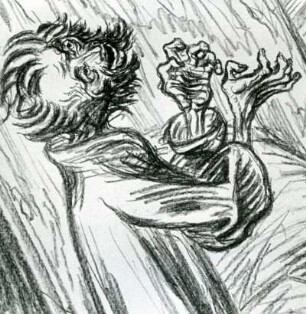 Ernst Barlach, Empörung (Der Prophet Elias), 1920