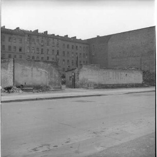 Negativ: Ruine, Ansbacher Straße 19, 1957