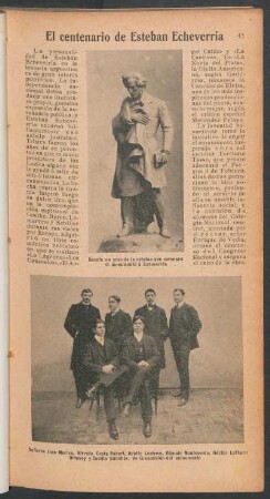 El centenario de Esteban Echevarría