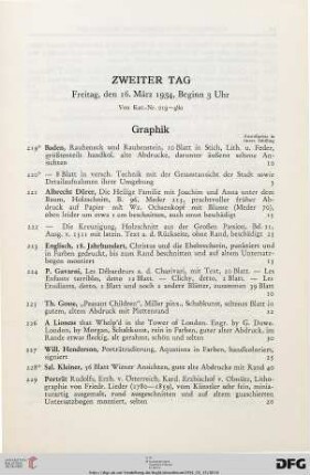 Graphik (Nr. 219-274)