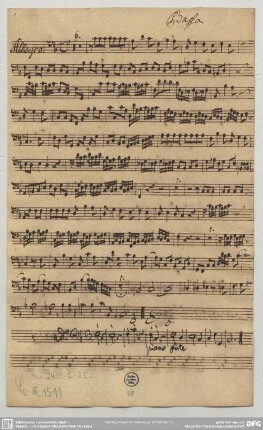 Händel, G. F., Sonaten, HWV 392 / Arr. <Allegro>