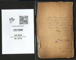 [Tätigkeit] des französischen Kommissars Geist beim Arrondissement Jülich (Regierung zu Düsseldorf) Band 1