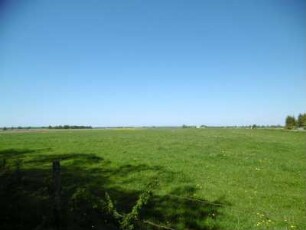 Minge (Memel): Blick vom Friedhof über das Land bei Minge
