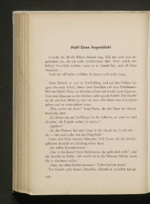 Halt! Einen Augenblick!