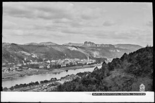Bad Schandau und die Schrammsteine
