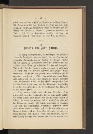 XI. Handels- und Zunft-Curiosa.