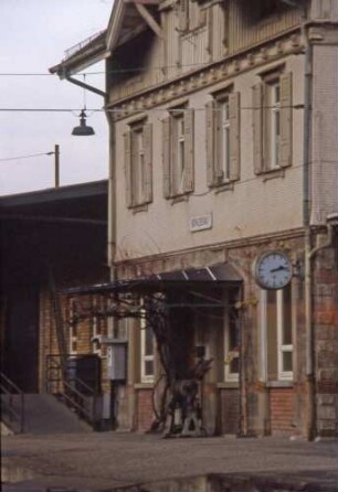 Künzelsau Empfangsgebäude Stw Einheitsbauart Signalhebel