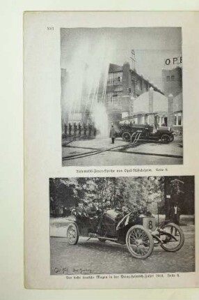 Automobil-Feuer-Spritze von Opel-Rüsselsheim