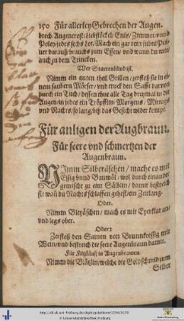 Für anligen der Augbraun