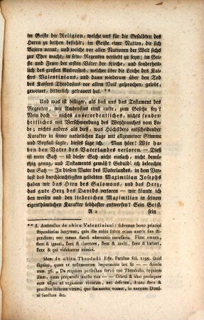 Trauerrede am dritten Tage